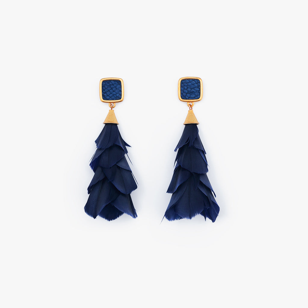 Bristol Bay Navy Goose Statement Earring