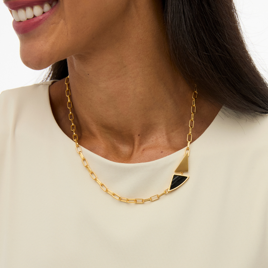 Evelyn Triangle Necklace