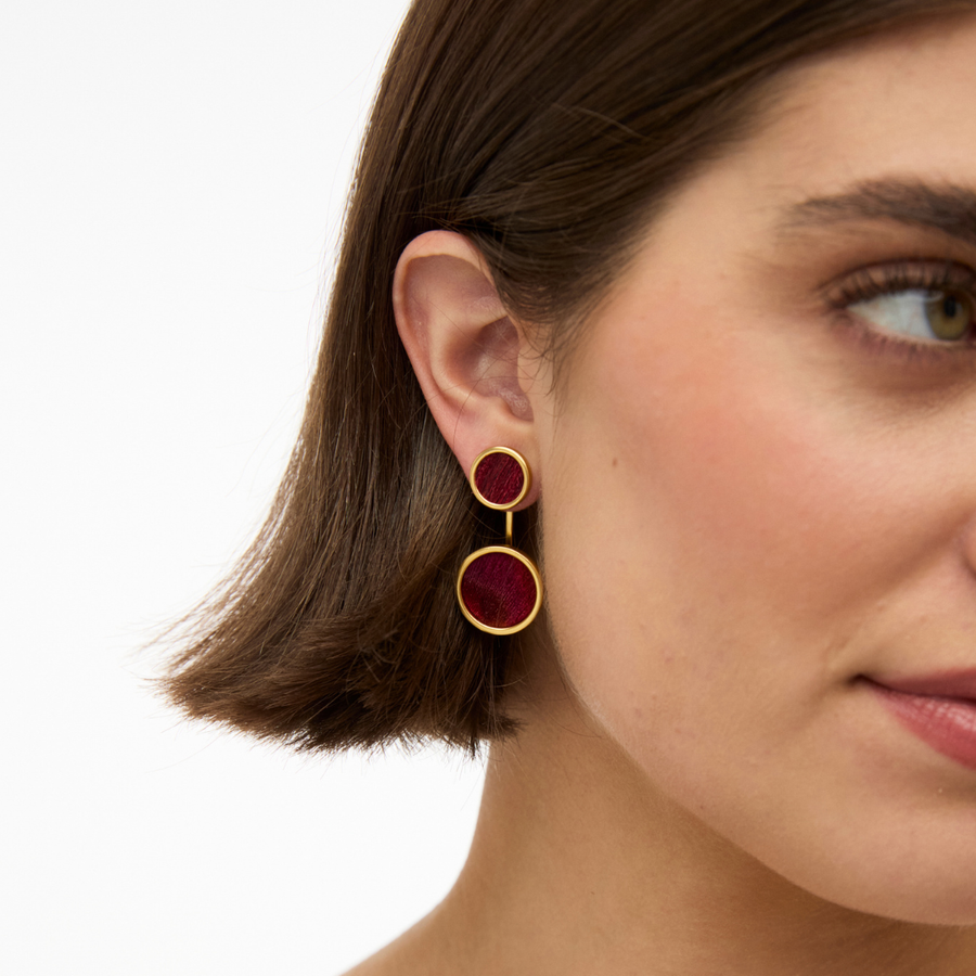 Isla Bezel Jacket Earring