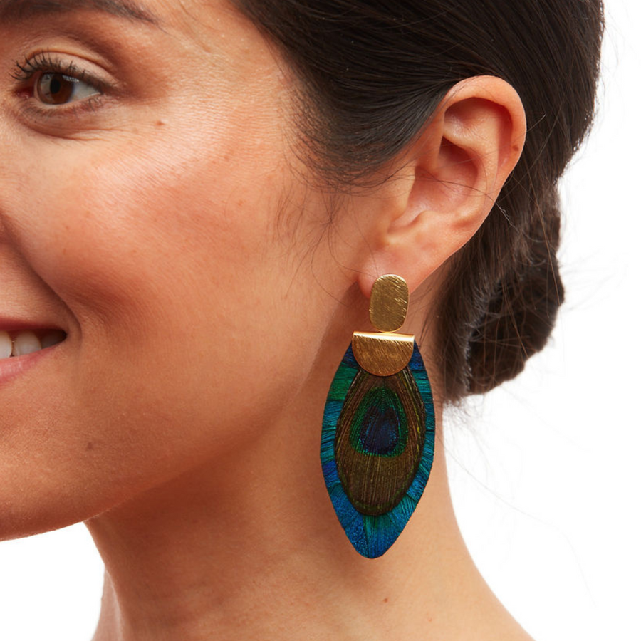 Nikko Blue Drop Earring