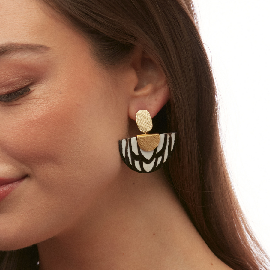 Orca Drop Earring