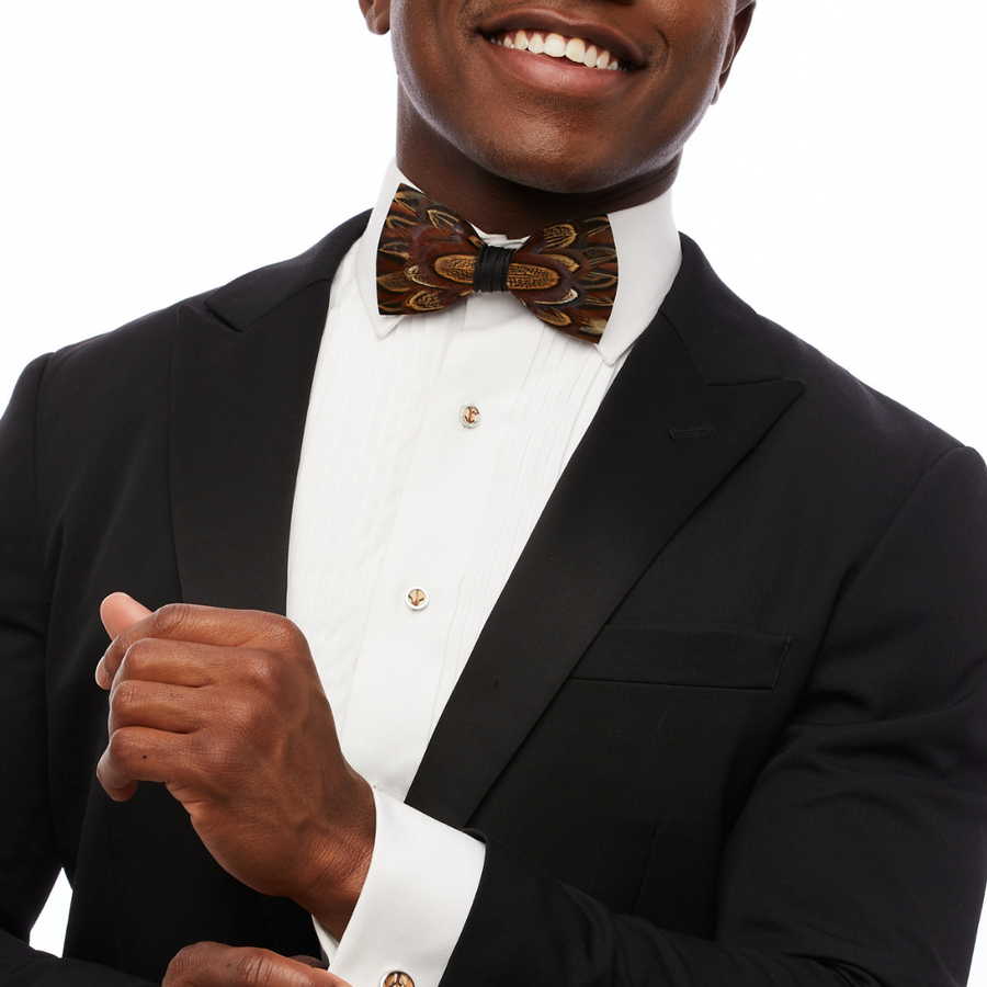 Pheasant Bow Tie