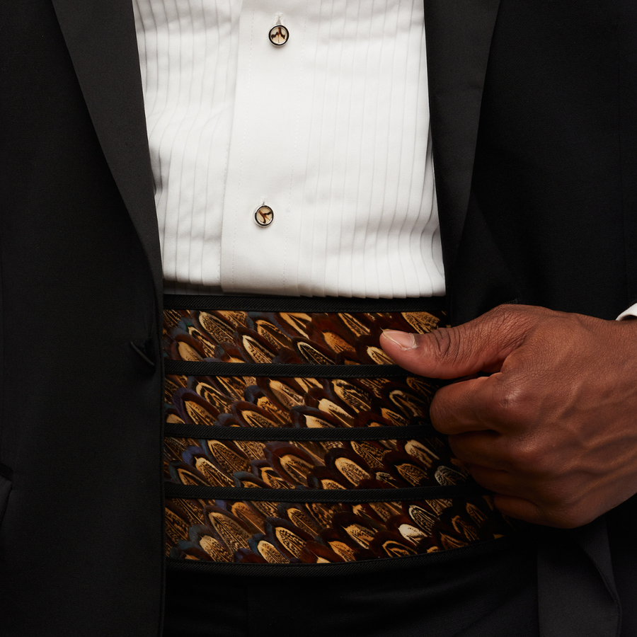 Pheasant Cummerbund