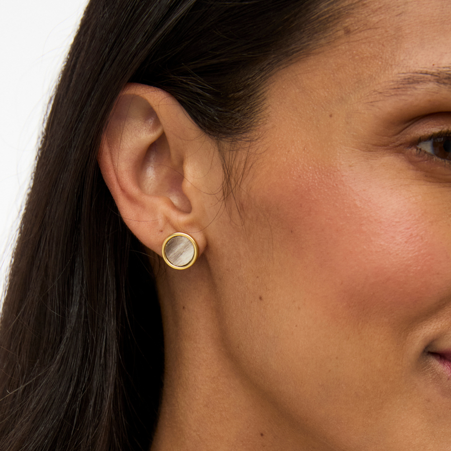 Riley Bezel Jacket Earring