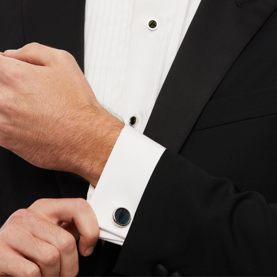 Sapelo Cufflink & Studs Set