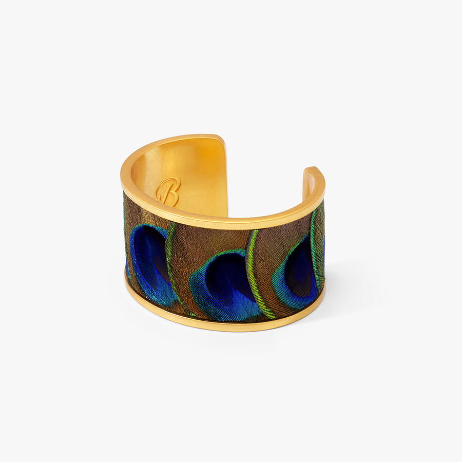 thumbnail image 2 of Peacock Bracelet, Peacock Feather Bracelet, Peacock Bangle, Peacock 2 of 9