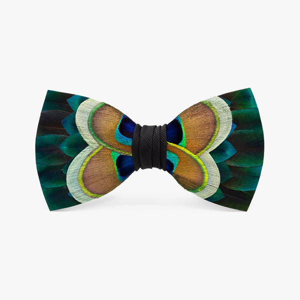 Brackish Nomad Peacock and Pheasant Feather Bow Tie ☆ The Sporting Shoppe ☆  Richmond, Rhode Island