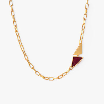 Aurora Triangle Necklace