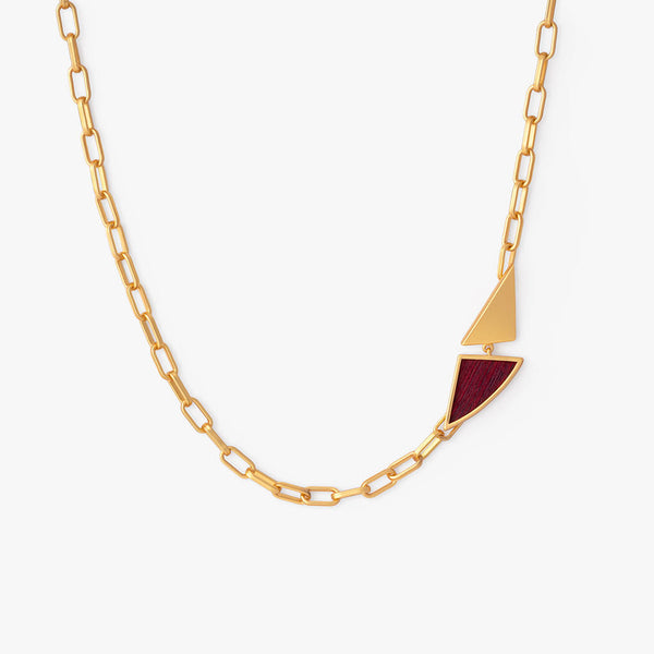 Aurora Triangle Necklace