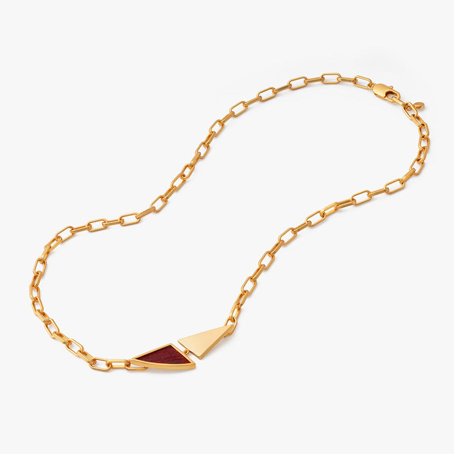 Aurora Triangle Necklace