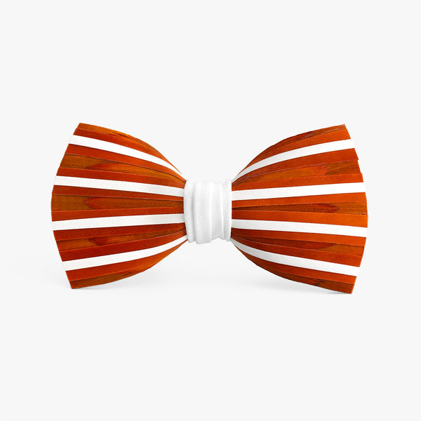 Brackish cheapest “Rosebud” feather bowtie