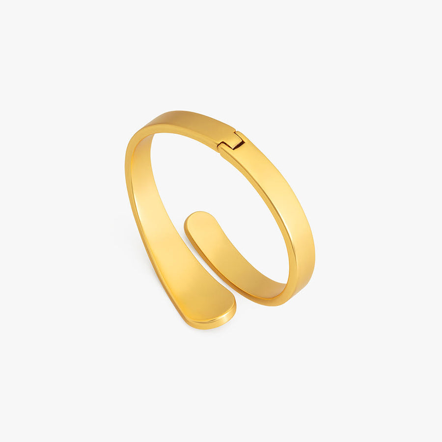 Lyra Bezel Hinge Cuff