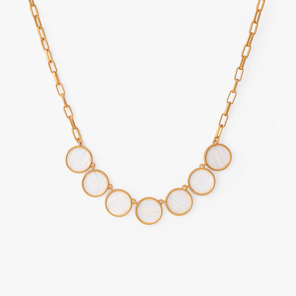 Christina Multi-Bezel Necklace