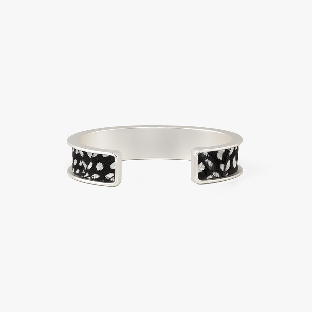 Feather Cuff Bracelet | Guinea Feather Bracelet | Brackish