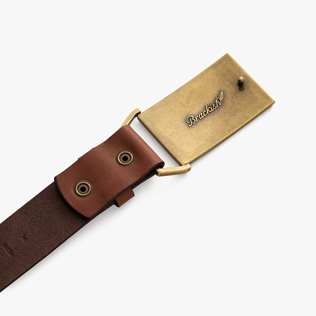 Cypress Shadow | Feather Panel Belt | Handcrafted Luxury