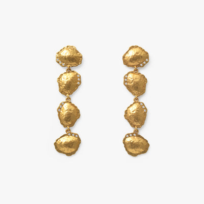 French Quarter Gold Plated Drop Earring