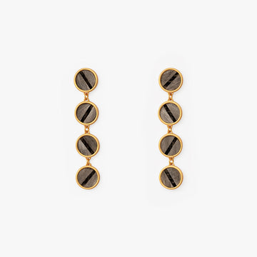 Harper Multi Bezel Drop Earring