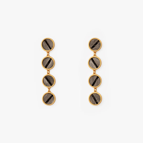 Harper Multi Bezel Drop Earring