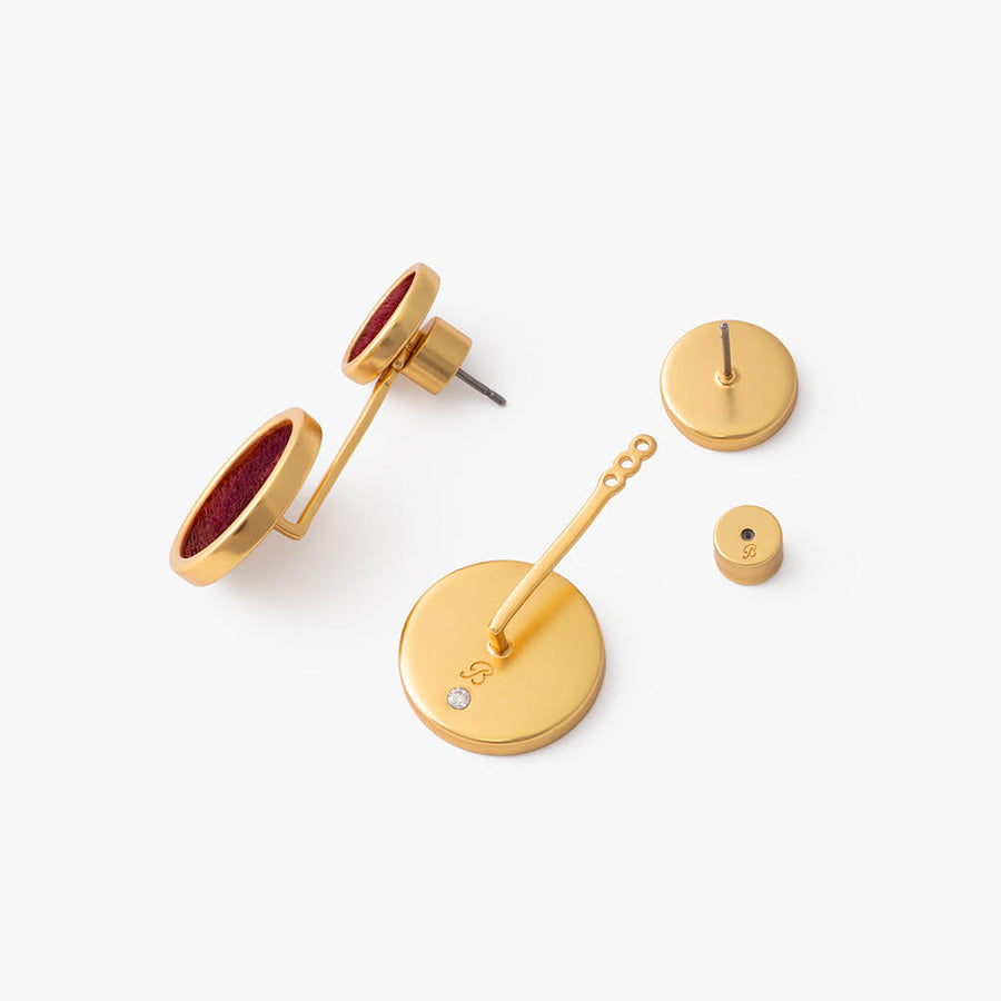 Isla Bezel Jacket Earring