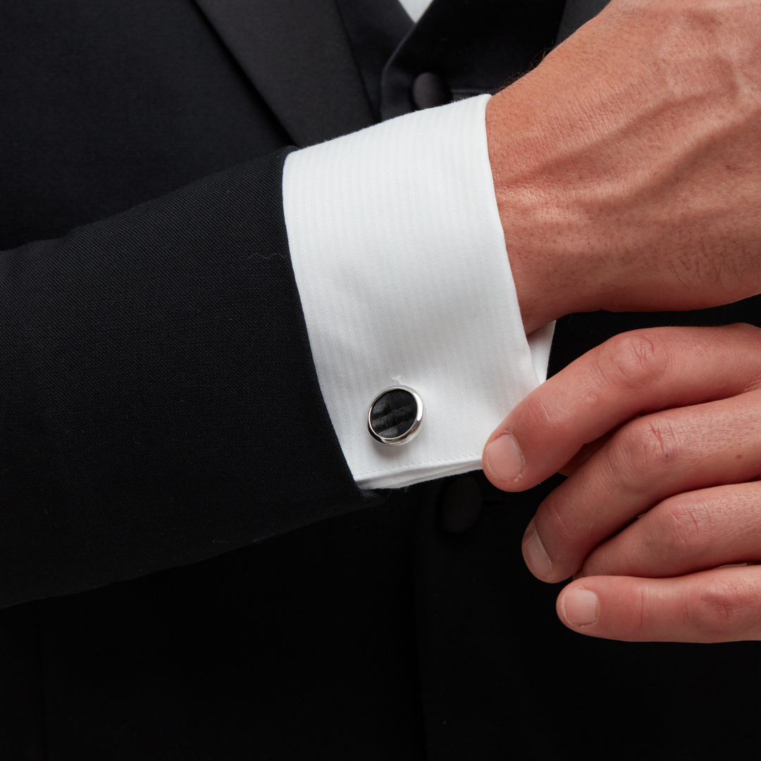 Chino Turkey Feather Cufflinks | Brackish