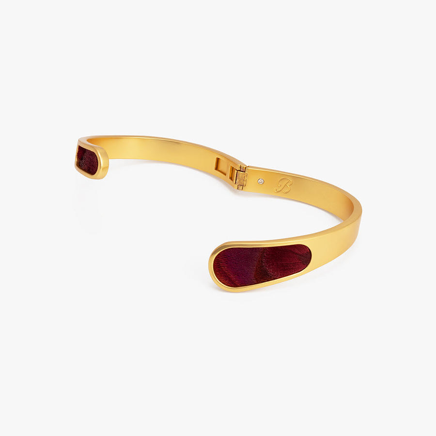 Lyra Bezel Hinge Cuff