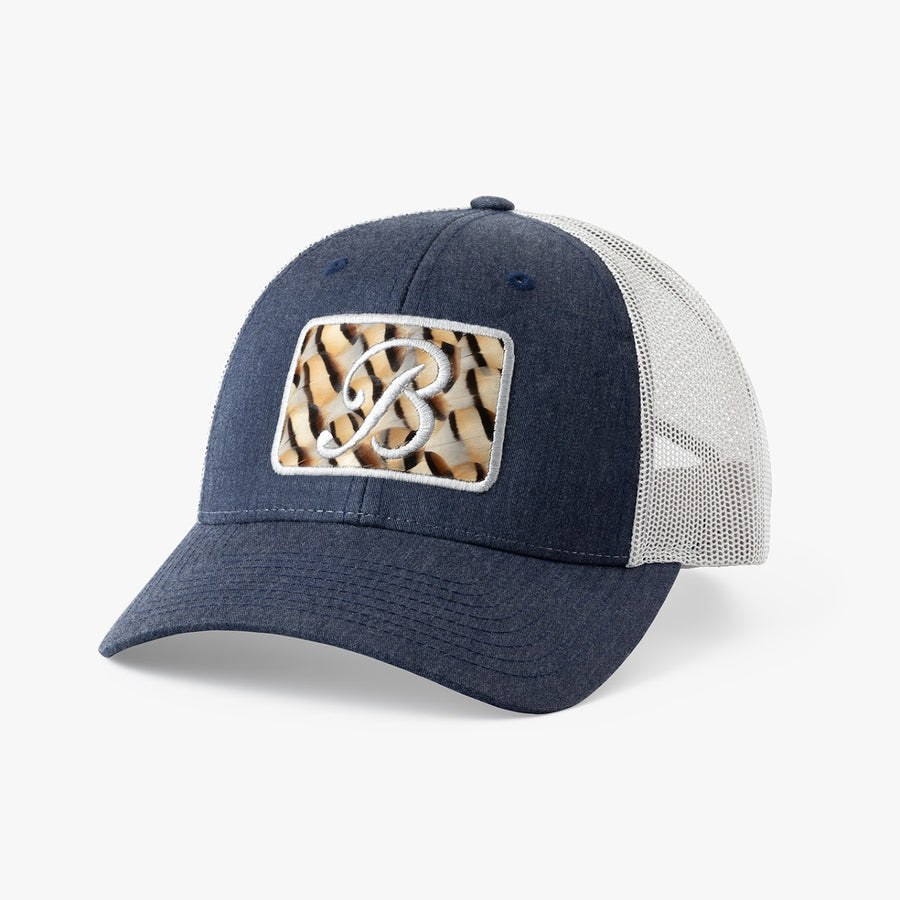 Rainier Trucker Hat | Partridge Feathers | Richardson 115