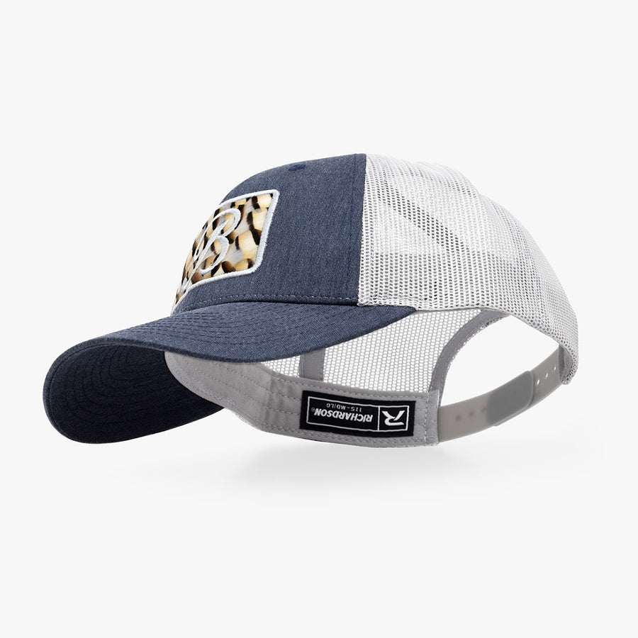 Rainier Trucker Hat | Partridge Feathers | Richardson 115
