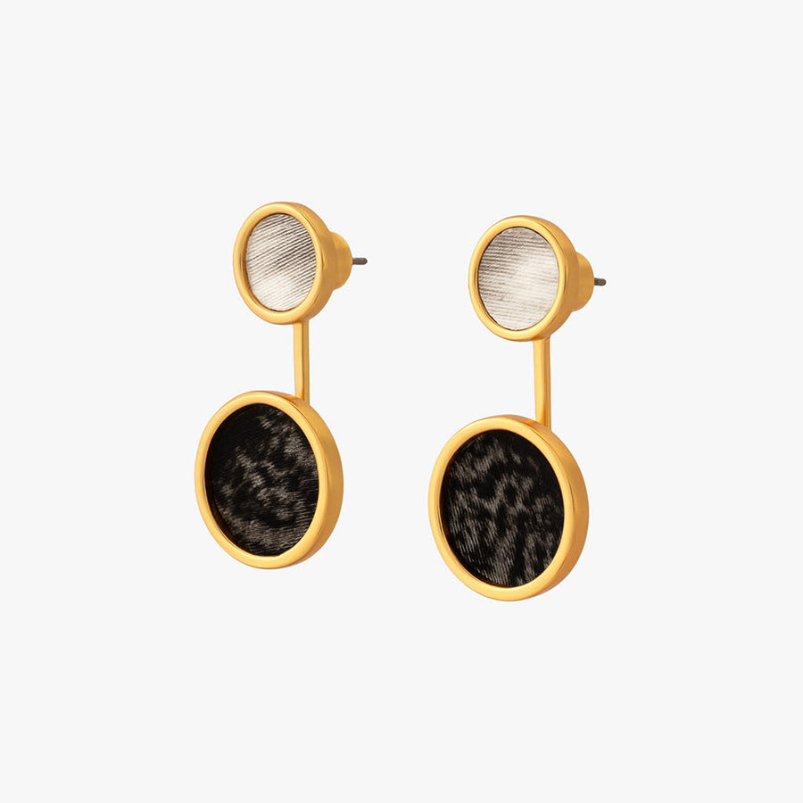 Riley Bezel Jacket Earring