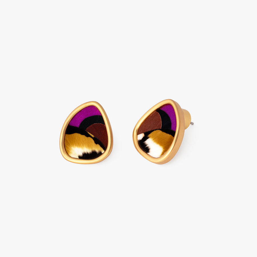 Violet Stud Earring