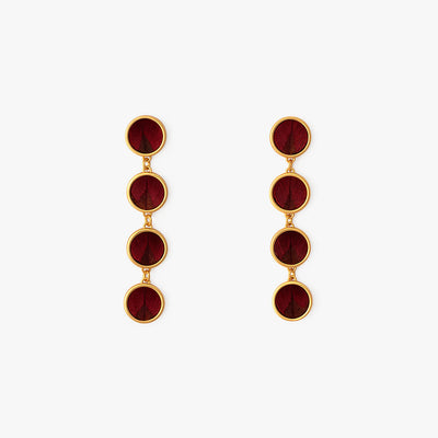 Willow Multi Bezel Drop Earring