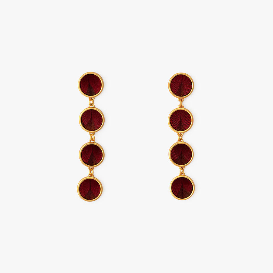 Willow Multi Bezel Drop Earring