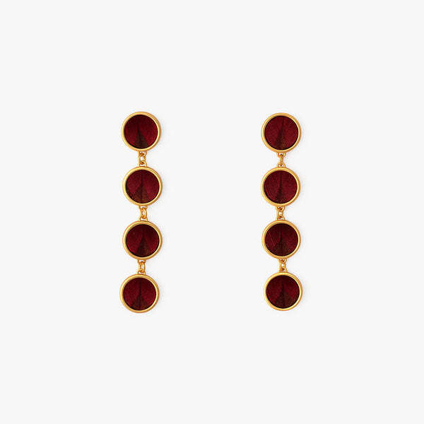 Willow Multi Bezel Drop Earring