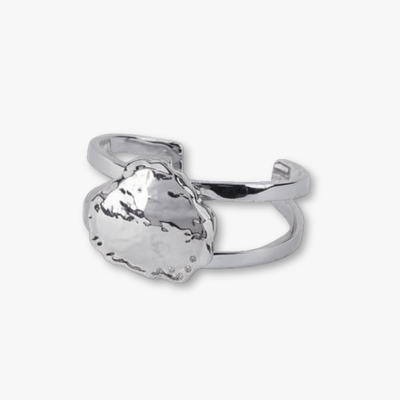 Wraggborough Rhodium Plated Cuff