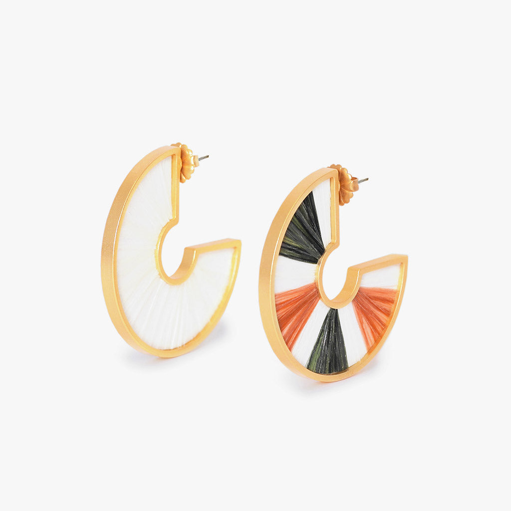 Brackish “Gault” with high quality stingray statement earrings