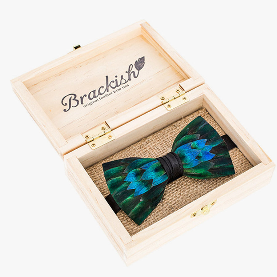 Brackish Original Feather Bow Ties