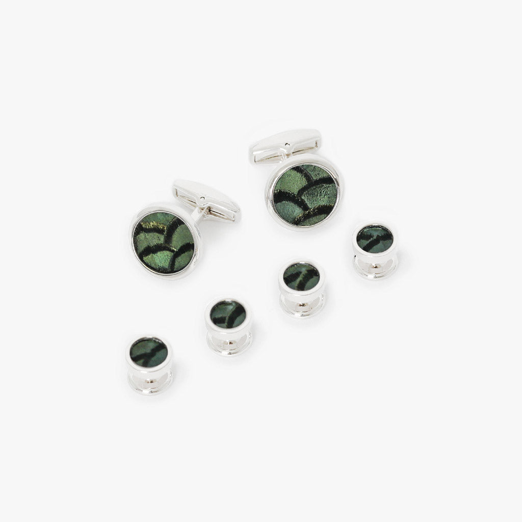 Green Cufflinks, Father of shops the Bride Cufflinks, Denmark Cufflinks