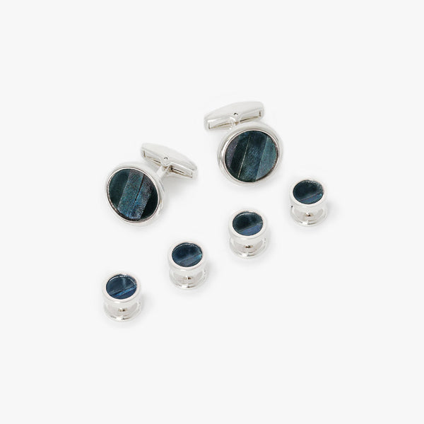 Sapelo Cufflink & Studs Set