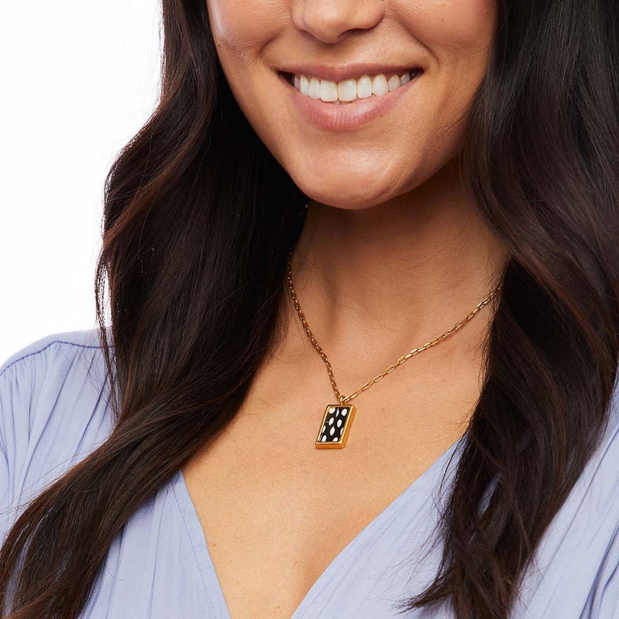 Courtney Paperclip Necklace in Gold